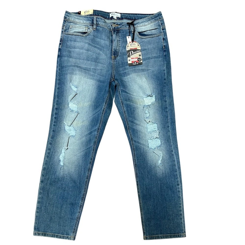 Cello Jeans Size 16 Skinny Boyfriend Distressed Straight NWT